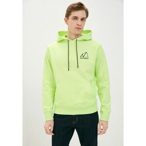 New Balance All Terrain Neon Green Hoodie Pullover Size L Logo